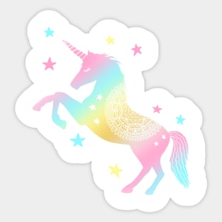 Rainbow Unicorn Sticker